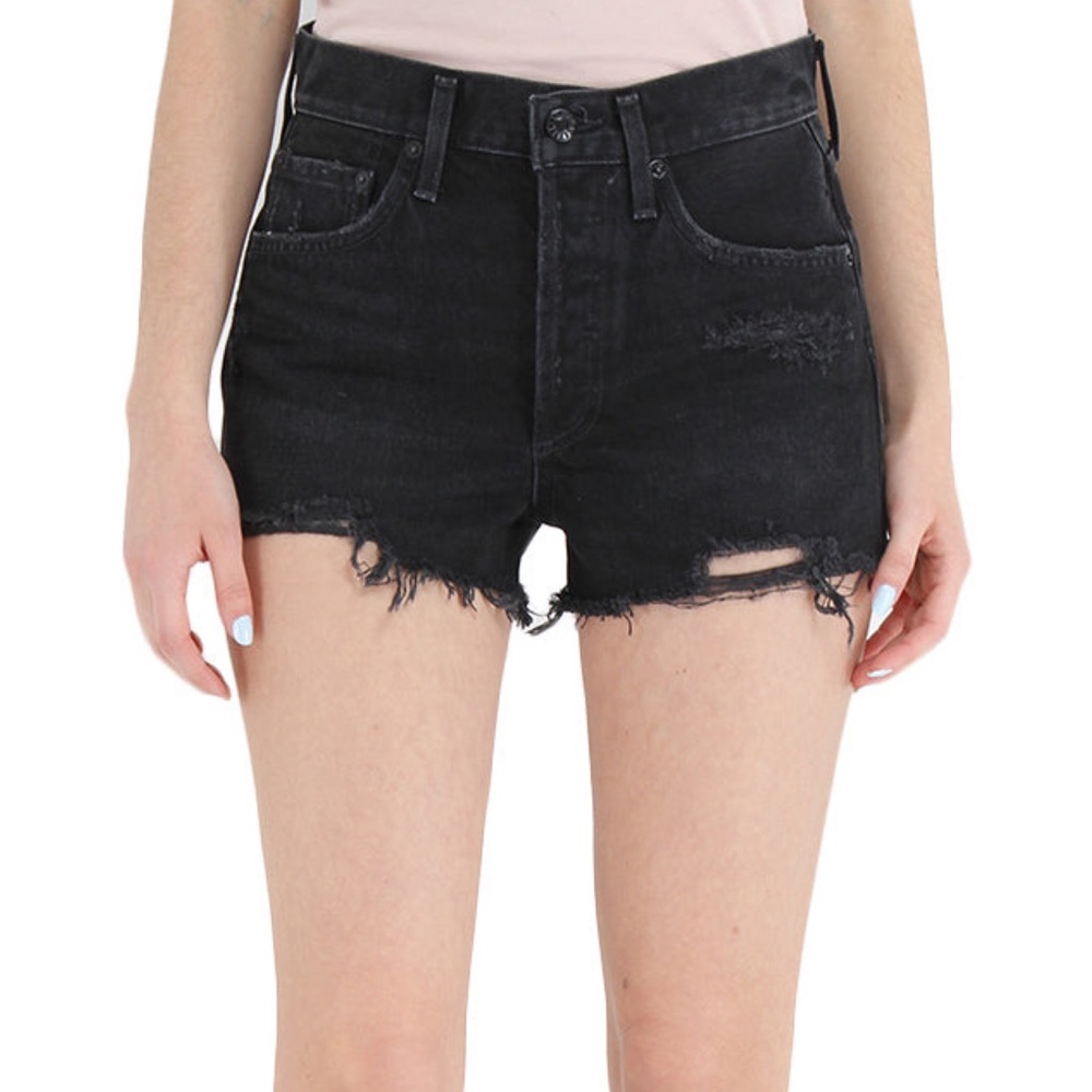 Agolde Parker Zero Vintage Cut-Off Shorts Size 26